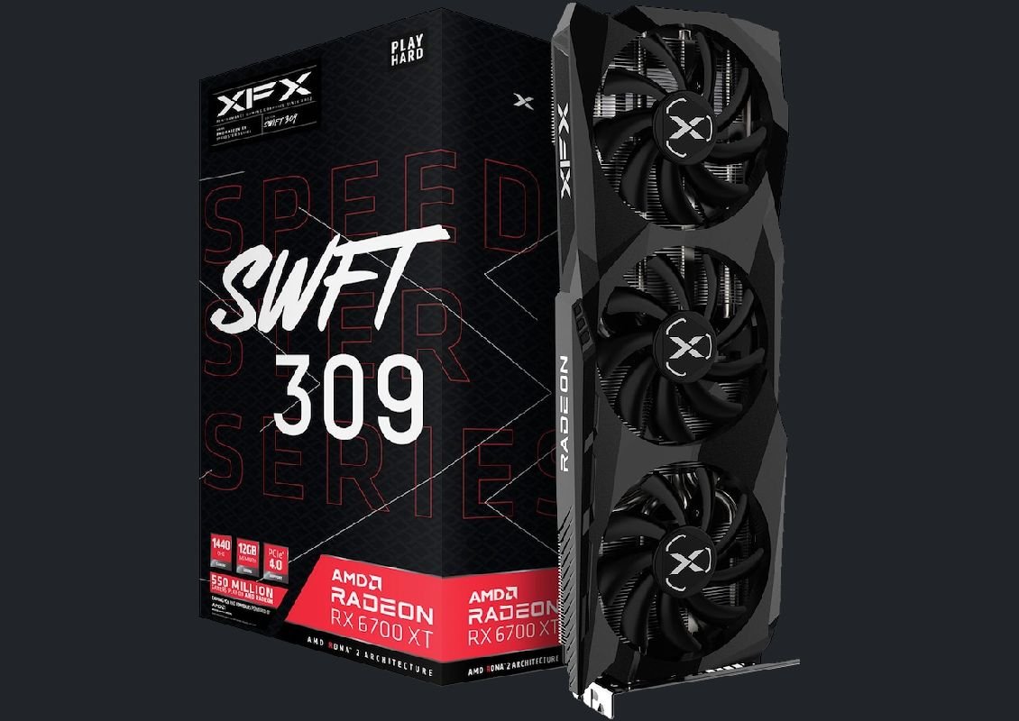 XFX Speedster SWFT 309 AMD Radeon RX 6700 XT QuantumGaming En