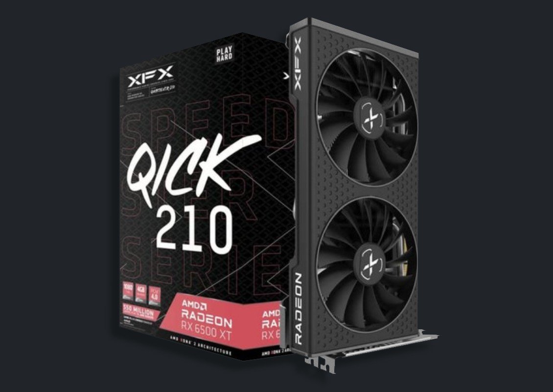 XFX SPEEDSTER QICK 210 RADEON RX 6500 XT 4GB GDDR6 64Bit Ekran Kartı