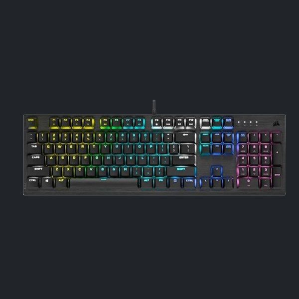 CORSAIR CH-910D018-TR K60 PRO RGB CHERRY MX LOW PROFILE TURKCE MEKANIK OYUNCU KLAVYESI