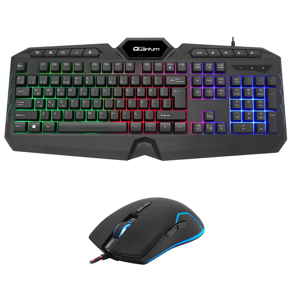 Quantum Gaming QG-Q6548QU Renkli Arkadan Aydınlatmalı+8000Dpi Mouse   